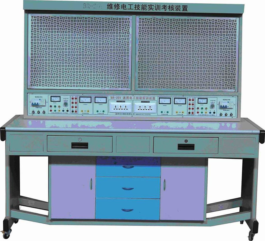 電工實訓沖孔網板應用圖